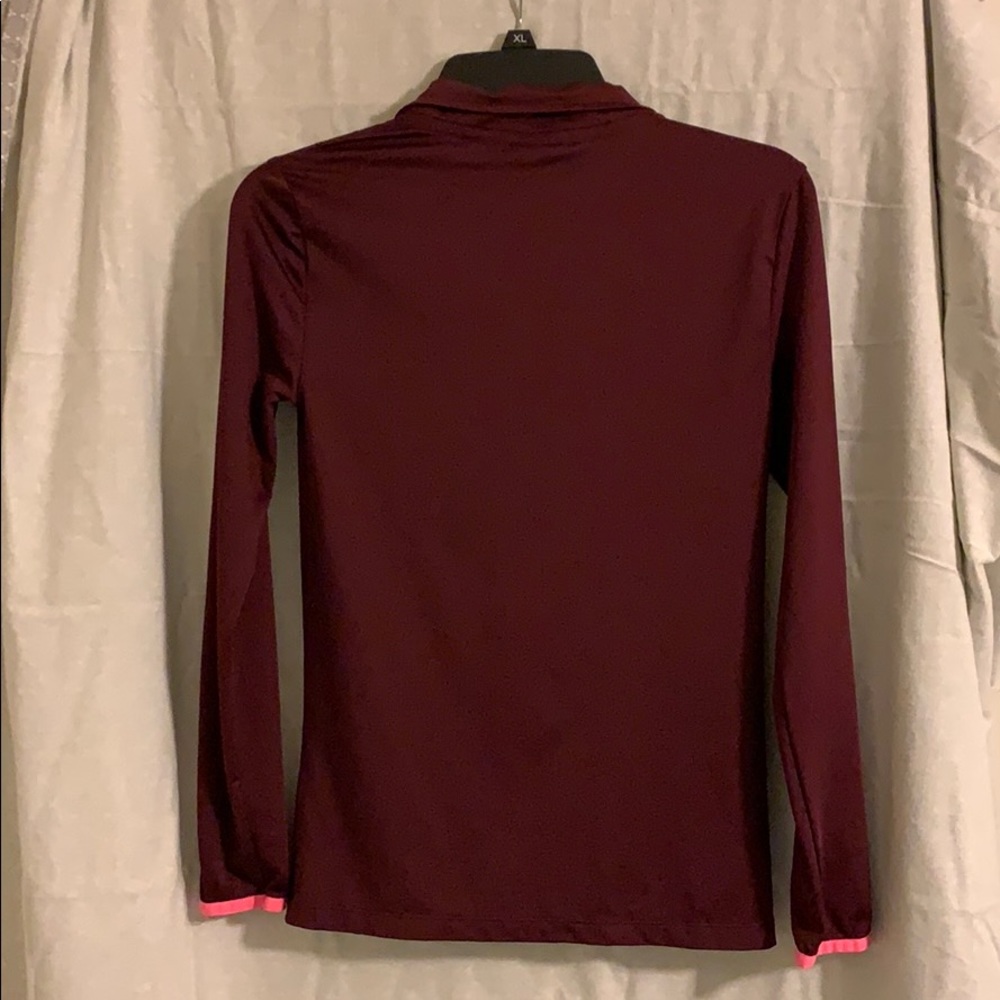 Pink three quarter zip pullover - Picture 6 of 6